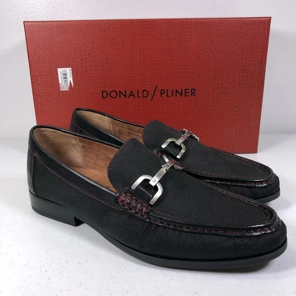 DONALD J. Pliner Norm Horsebit Loafer Shoes